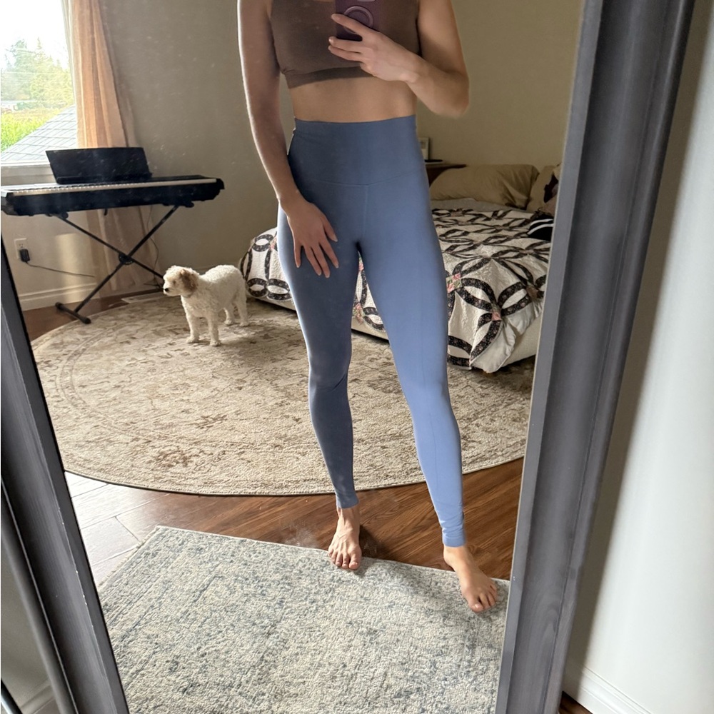 Lululemon Athletica Light Blue High-Waisted Leggings